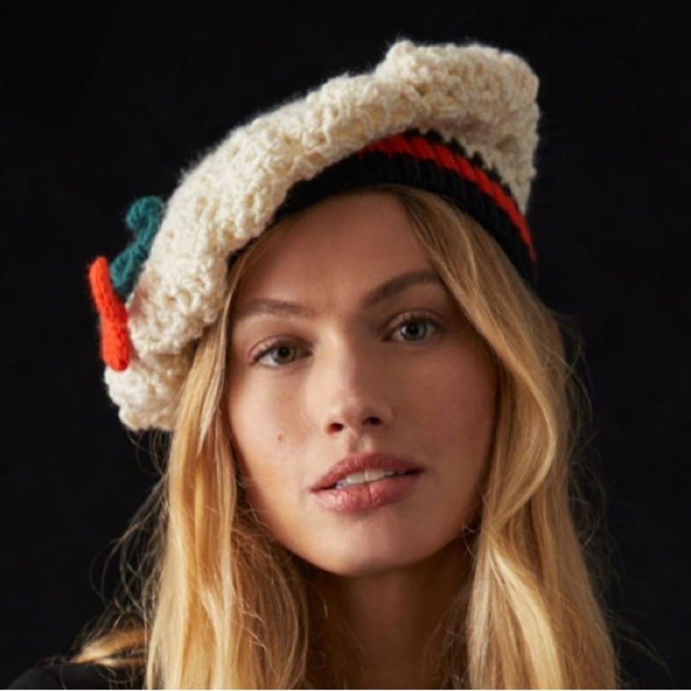 MAEVE Crochet Cherry Beret